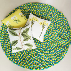 Felt Ball Rug – Daffodil Fields