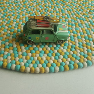 Felt Ball Rug – Jasmine’s