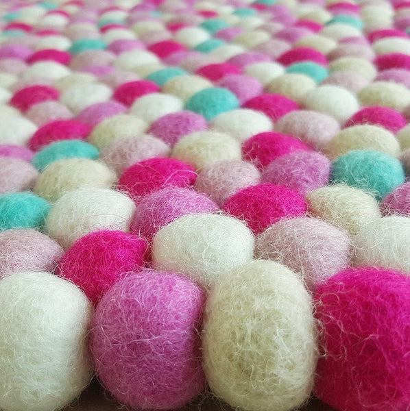 Felt Ball Rug - Popsicle