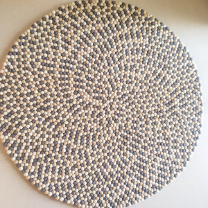Felt Ball Rug – Scandi Chic