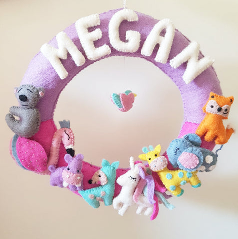 Personalized Name Wreath - Magical Kingdom